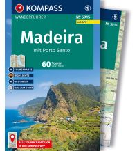 Hiking Guides KOMPASS Wanderführer Madeira mit Porto Santo, 60 Touren mit Extra-Tourenkarte KOMPASS freytag & berndt
