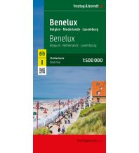 Straßenkarten Benelux, Autokarte 1:500.000 KOMPASS freytag & berndt