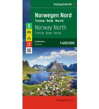 Straßenkarten Skandinavien Norwegen Nord, Straßenkarte 1:400.000, freytag & berndt KOMPASS freytag & berndt
