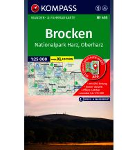KOMPASS Wanderkarte 455 Brocken, Nationalpark Harz, Oberharz 1:25.000 KOMPASS freytag & berndt