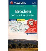 KOMPASS Wanderkarte 455 Brocken, Nationalpark Harz, Oberharz 1:25.000 KOMPASS freytag & berndt