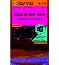 KOMPASS Wanderkarte 62 Ossiacher See, Feldkirchen in Kärnten 1:25.000 KOMPASS freytag & berndt