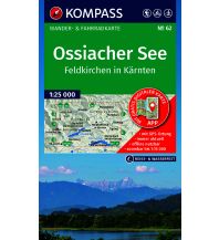 KOMPASS Wanderkarte 62 Ossiacher See, Feldkirchen in Kärnten 1:25.000 KOMPASS freytag & berndt