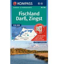 KOMPASS Wanderkarte 736 Fischland, Darß, Zingst 1:50.000 KOMPASS freytag & berndt