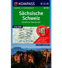 KOMPASS Wanderkarte 810 Sächsische Schweiz, Westliche Oberlausitz 1:50.000 KOMPASS freytag & berndt