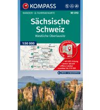KOMPASS Wanderkarte 810 Sächsische Schweiz, Westliche Oberlausitz 1:50.000 KOMPASS freytag & berndt