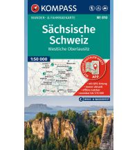 KOMPASS Wanderkarte 810 Sächsische Schweiz, Westliche Oberlausitz 1:50.000 KOMPASS freytag & berndt