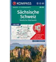 KOMPASS Wanderkarte 810 Sächsische Schweiz, Westliche Oberlausitz 1:50.000 KOMPASS freytag & berndt