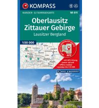 KOMPASS Wanderkarte 811 Oberlausitz, Zittauer Gebirge, Lausitzer Bergland 1:50.000 KOMPASS freytag & berndt