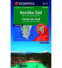 KOMPASS Wanderkarten-Set 2251 Korsika Süd. Mit Weitwanderweg GR20 / Corse du Sud. Avec Grande Randonnée GR20 (3 Karten) 1:50.000 KOMPASS freytag & berndt