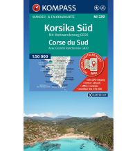 KOMPASS Wanderkarten-Set 2251 Korsika Süd. Mit Weitwanderweg GR20 / Corse du Sud. Avec Grande Randonnée GR20 (3 Karten) 1:50.000 KOMPASS freytag & berndt