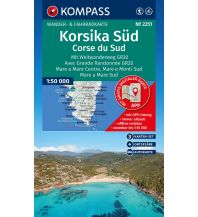 KOMPASS Wanderkarten-Set 2251 Korsika Süd. Mit Weitwanderweg GR20 / Corse du Sud. Avec Grande Randonnée GR20 (3 Karten) 1:50.000 KOMPASS freytag & berndt