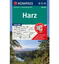 KOMPASS Wanderkarten-Set 450 Harz (2 Karten) 1:50.000 KOMPASS freytag & berndt