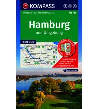 KOMPASS Wanderkarten-Set 725 Hamburg und Umgebung (2 Karten) 1:50.000 KOMPASS freytag & berndt