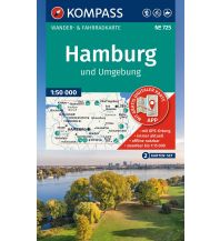 KOMPASS Wanderkarten-Set 725 Hamburg und Umgebung (2 Karten) 1:50.000 KOMPASS freytag & berndt