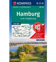 KOMPASS Wanderkarten-Set 725 Hamburg und Umgebung (2 Karten) 1:50.000 KOMPASS freytag & berndt