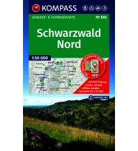 KOMPASS Wanderkarten-Set 886 Schwarzwald Nord (2 Karten) 1:50.000 KOMPASS freytag & berndt