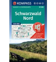 KOMPASS Wanderkarten-Set 886 Schwarzwald Nord (2 Karten) 1:50.000 KOMPASS freytag & berndt