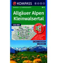 KOMPASS Wanderkarte 3 Allgäuer Alpen, Kleinwalsertal 1:50.000 KOMPASS freytag & berndt