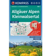 KOMPASS Wanderkarte 3 Allgäuer Alpen, Kleinwalsertal 1:50.000 KOMPASS freytag & berndt