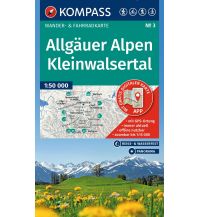 KOMPASS Wanderkarte 3 Allgäuer Alpen, Kleinwalsertal 1:50.000 KOMPASS freytag & berndt