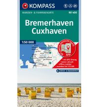 KOMPASS Wanderkarte 400 Bremerhaven-Cuxhaven 1:50.000 KOMPASS freytag & berndt