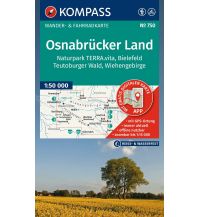 KOMPASS Wanderkarte 750 Osnabrücker Land, NP TERRA.vita, Bielefeld, Teutoburger Wald, Wiehengeb. 1:50.000 KOMPASS freytag & berndt
