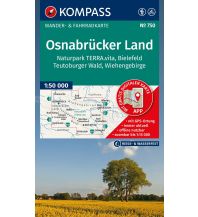 KOMPASS Wanderkarte 750 Osnabrücker Land, NP TERRA.vita, Bielefeld, Teutoburger Wald, Wiehengeb. 1:50.000 KOMPASS freytag & berndt