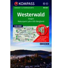 KOMPASS Wanderkarten-Set 847 Westerwald, Siegen, Naturpark Lahn-Dill-Bergland (2 Karten) 1:50.000 KOMPASS freytag & berndt