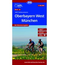 BVA ADFC Radtourenkarte Oberbayern West München 1:150.000 Kompass-Karten GmbH