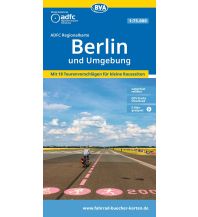 Radkarten Deutschland BVA ADFC Regionalkarte Berlin und Umgebung, mit Knotenpunkten 1:75.000 KOMPASS freytag & berndt
