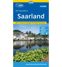 BVA ADFC Regionalkarte Saarland 1:75.000 Kompass-Karten GmbH