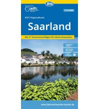 BVA ADFC Regionalkarte Saarland 1:75.000 KOMPASS freytag & berndt