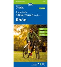 Radkarten Deutschland BVA ADFC Regionalkarte Traumhafte E-Bike-Touren in der Rhön 1:75.000 KOMPASS freytag & berndt