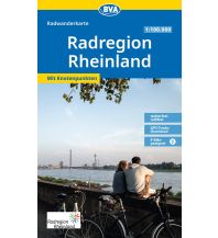 BVA Radwanderkarte RadRegion Rheinland die schönsten Radtouren mit Knotenpunkten 1:100.000 KOMPASS freytag & berndt