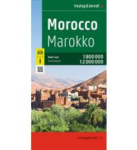 freytag & berndt Straßenkarte Marokko 1:800.000 KOMPASS freytag & berndt