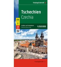 Road Maps Czech Republic Tschechische Republik, Straßenkarte 1:250.000, freytag & berndt KOMPASS freytag & berndt