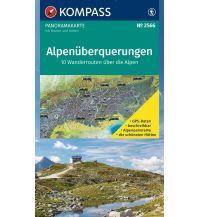 KOMPASS Fernwegekarte Alpenüberquerungen Panorama 1:2 Mio. KOMPASS freytag & berndt