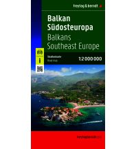 freytag & berndt Straßenkarte Balkan - Südosteuropa 1:2 Mio. KOMPASS freytag & berndt