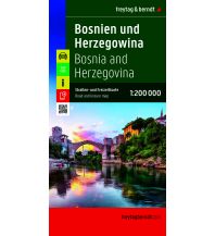freytag & berndt Straßenkarte Bosnien-Herzegowina 1:200.000 KOMPASS freytag & berndt