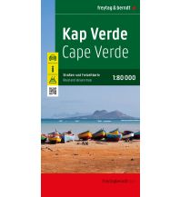 freytag & berndt Straßenkarte Kapverdische Inseln 1:80.000 KOMPASS freytag & berndt