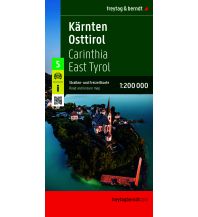 freytag & berndt Straßenkarte Kärnten - Osttirol 1:200.000 KOMPASS freytag & berndt