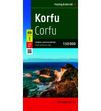 freytag & berndt Straßenkarte Korfu 1:50.000 KOMPASS freytag & berndt