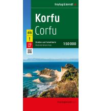 freytag & berndt Straßenkarte Korfu 1:50.000 KOMPASS freytag & berndt