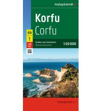 freytag & berndt Straßenkarte Korfu 1:50.000 KOMPASS freytag & berndt