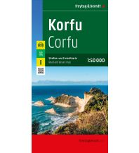 freytag & berndt Straßenkarte Korfu 1:50.000 KOMPASS freytag & berndt