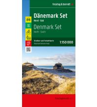 freytag & berndt Straßenkarte Dänemark Set 1:150.000 KOMPASS freytag & berndt