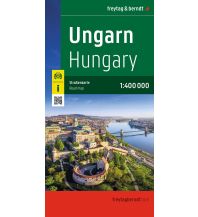 freytag & berndt Straßenkarte Ungarn 1:400.000 KOMPASS freytag & berndt