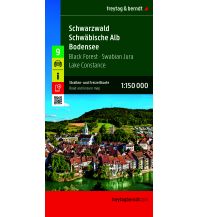 freytag & berndt Straßenkarte Schwarzwald 1:150.000 KOMPASS freytag & berndt