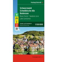 freytag & berndt Straßenkarte Schwarzwald 1:150.000 KOMPASS freytag & berndt